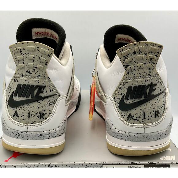 Nike Air Jordan 4 Retro White Cement Size 12 840606 192 #259 main image 5